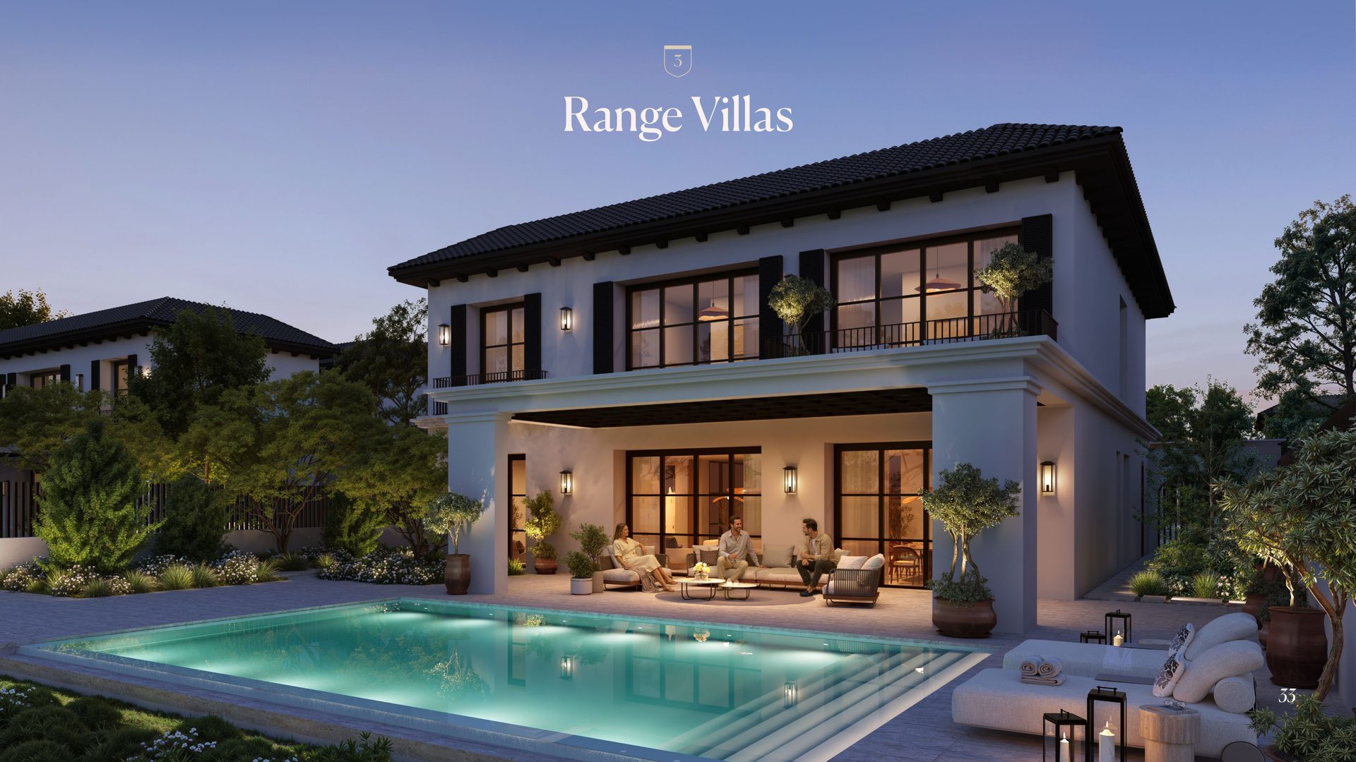 Hudayriyat Golf Estates — Range Villas exterior render
