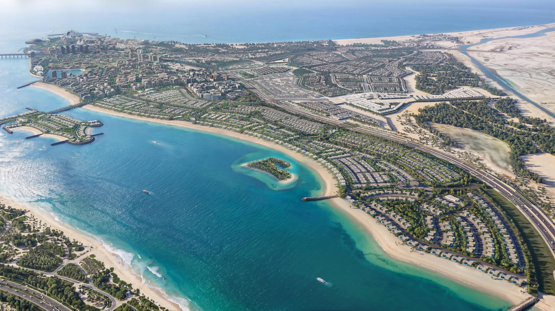 Marsa Al Saadiyat — Saadiyat Island aerial