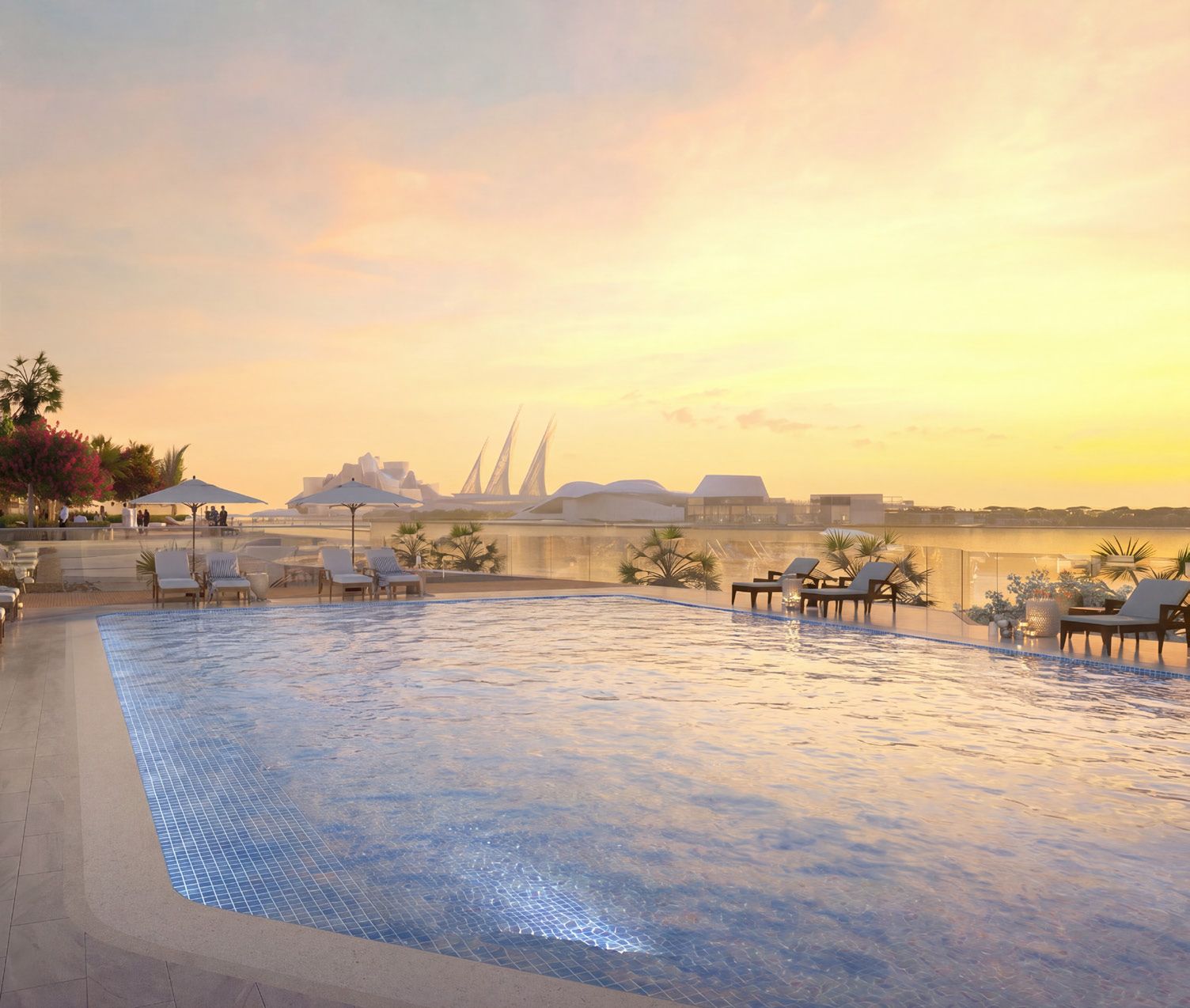 The Artery Residences — Infinity-edge pool